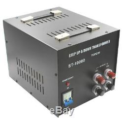 10000W Watt Step Up Down Electric Power Voltage Converter Transformer Heavy Duty