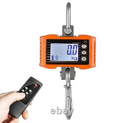 1000KG 2000LBS 1T High Precision Aluminum Digital Crane Scale Heavy Duty Hanging