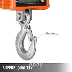 1000KG 2000LBS 1T High Precision Aluminum Digital Crane Scale Heavy Duty Hanging
