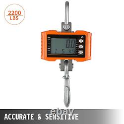 1000KG 2000LBS 1T High Precision Aluminum Digital Crane Scale Heavy Duty Hanging