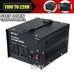 110V 220V Step Up & Down Voltage Converter Transformer Heavy Duty for 500W U F