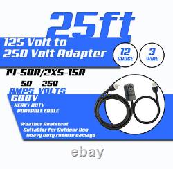 110/125V to 220/250V WELDER ADAPTER 14-50R RECEPTACLE POWER CONVERTER UL-583