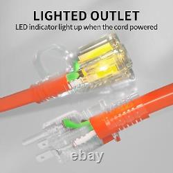 150 ft 12/3 Outdoor Extension Cord Waterproof Heavy Duty with 150FT, Orange