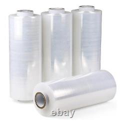 19.7 x 5000' 90 Gauge 1 Roll Pallet Machine Length Cast Stretch Wrap Clear Film