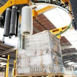 19.7 x 5000' 90 Gauge 1 Roll Pallet Machine Length Cast Stretch Wrap Clear Film