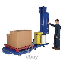 19.7 x 5000' 90 Gauge 1 Roll Pallet Machine Length Cast Stretch Wrap Clear Film