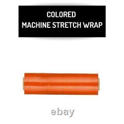 1 Roll Cast Machine Pallet Stretch Shrink Film Dark Orange 20 x 5000' 80 Gauge