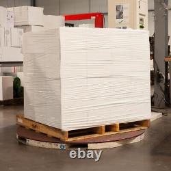 1 Roll Cast Machine Pallet Stretch Wrap 20 x 5000' 80 Ga Dark White Shrink Film