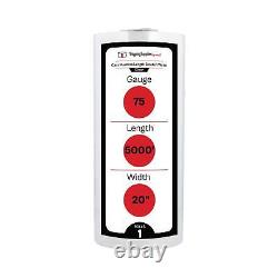 1 Roll Cast Stretch Pallet Machine Wrap Clear Film 19.7x5000' 75 Ga