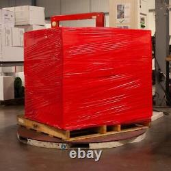 1 Roll Cast Stretch Wrap 20 x 5000' 80 Gauge Dark Red Shrink Film for Machine