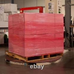 1 Roll Cast Stretch Wrap 20 x 5000' 80 Gauge Tint Red Shrink Film for Machine