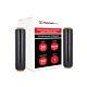1 Roll Color Dark Machine Stretch Wrap, 20 X 5000' X 80 Ga, Black