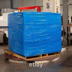 1 Roll Color Dark Machine Stretch Wrap, 20 x 5000' x 80 Ga, Blue