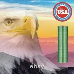 1 Roll Color Dark Machine Stretch Wrap, 20 x 5000' x 80 Ga, Green