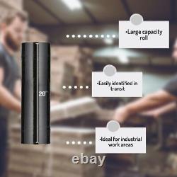 20 Rolls Color Dark Machine Stretch Wrap, 20 x 5000' x 80 Ga, Black
