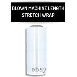 20 x 4000' 120 Gauge 2 Rolls Blown Machine Pallet Stretch Wrap Cling Film Clear