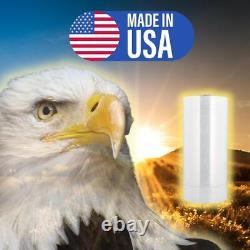 20 x 5000' Machine Stretch Wrap 80 Ga Ultraviolet Protection 1 Roll
