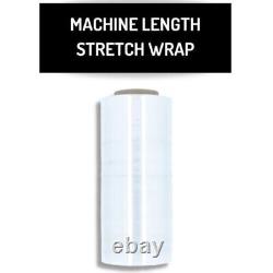 25 Rolls 19.7x5000' 63 Gauge Performance Machine Stretch Shrink Wrap Film Clear