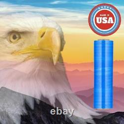 25 Rolls 20x5000' Cast Machine Stretch Wrap 63 Ga Dark Blue Packing Shrink Flim