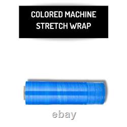 25 Rolls Machine Pallet Stretch Wrap 20x 5000' 63 Gauge Tinted Blue Shrink Film