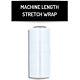 2 Rolls 19.7 X 5000' (63 Ga) Performance Machine Stretch Shrink Wrap Film Clear