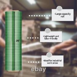 2 Rolls Cast Machine Pallet Stretch Wrap 20x 5000' 63 Ga Dark Green Shrink Film