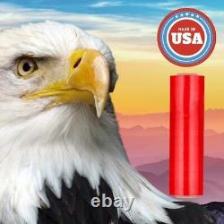 2 Rolls Cast Stretch Wrap 20 x 5000' 80 Gauge Dark Red Shrink Film for Machine