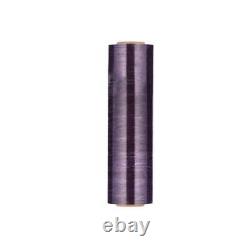 2 Rolls Cast Stretch Wrap 20x5000' 80 Gauge Dark Purple Shrink Film for Machine