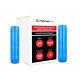2 Rolls Color Dark Machine Stretch Wrap, 20 X 5000' X 90 Ga, Blue