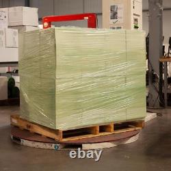 2 Rolls Green Tinted Machine Stretch Wrap 20x 5000' 63 Gauge Pallet Shrink Film