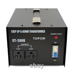 3000 Watt Step Up and Down Electrical Power Voltage Converter Transformer