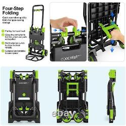 330LB Folding Hand Truck Heavy Duty Carrying, Combination of Four Wheels and