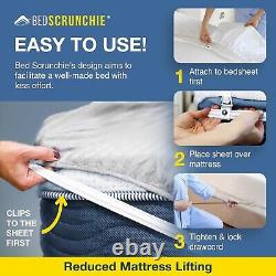 360° Bed Sheet Extender Straps with Heavy-Duty Clips Sleep in Luxury