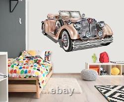 3D Convertible Collection A27 Car Wallpaper Mural Poster Transport Wall Stickers