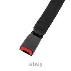 3 Point Safety Seat Belt Straps 1Set Heavy Duty Adjustable Retractable