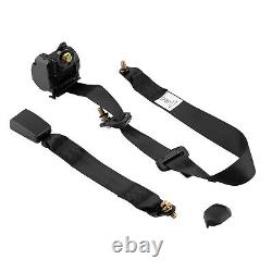 3 Point Safety Seat Belt Straps Heavy for Duty Car Truck Adjustable Retractable