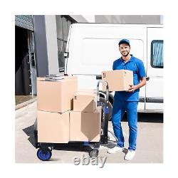 3 in1 Heavy Duty Convertible Hand Truck Dolly Cart, Folding Trolley Cart with