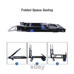 3 in1 Heavy Duty Convertible Hand Truck Dolly Cart, Folding Trolley Cart with