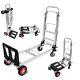 3 In 1 Aluminum Hand Truck Dolly Convertible Heavy Duty 460lbs Capacity