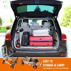 3 in 1 Aluminum Hand Truck Dolly Convertible Heavy Duty 460lbs Capacity