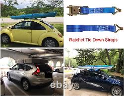 4 X 800 Kg 5M Heavy Duty Ratchet Straps with J Hooks, Adjustable T