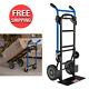 4-in-1 Quick Change Hand Truck Dolly Cart Heavy-duty With 10 Solid Rubber Wheel