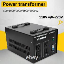 5000 Watt Voltage Converter Transformer Step Up/Down AC 220V110V Heavy Duty NEW