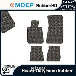 5mm Heavy-Duty Rubber Car Mats to fit BMW 3 Series E30 Convertible LHD 1982-1994