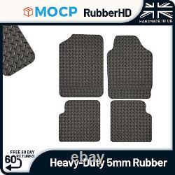 5mm Heavy-Duty Rubber Car Mats to fit Peugeot 306 Not convertible 1993-2001