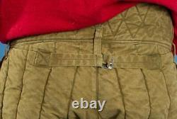 6 size new vintage original Heavy duty padded high military Russian pants