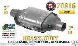 70816 Eastern Universal Catalytic Converter Heavy Duty Catalyst 3 Pipe 12 Body