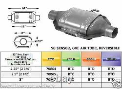 70864 Eastern Catalytic Converter Heavy Duty 2.25 2 1/4 Pipe 12 Body