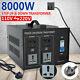 8000w Power Voltage Transformer Converter Heavy Duty Step Up/down 110v To 220v