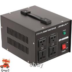 800W Heavy Duty Voltage Converter Transformer AC 220V to 110V Step Up/Step Down